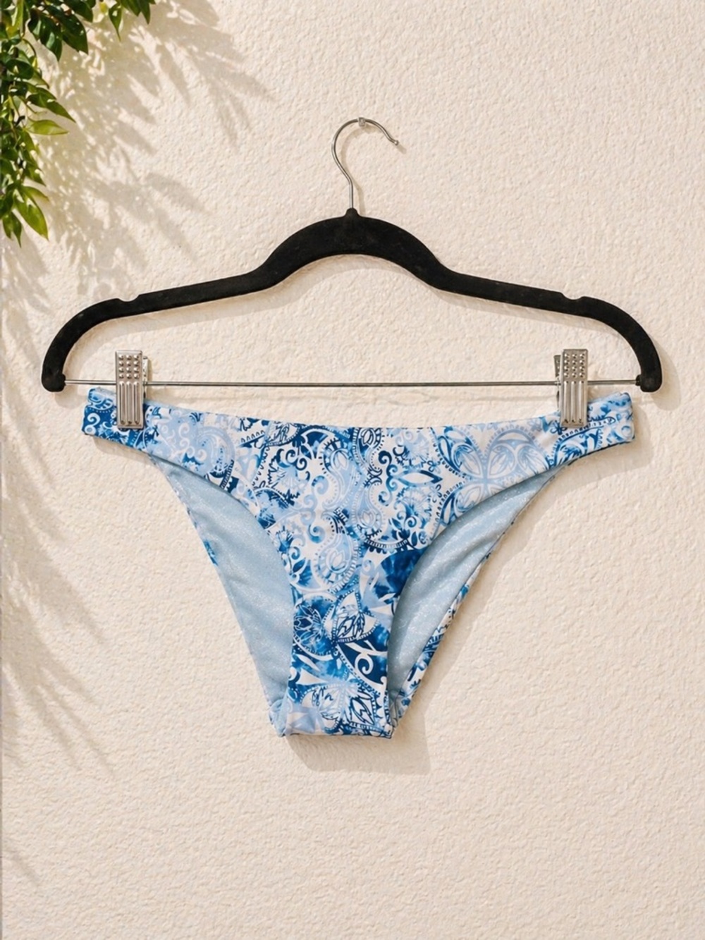 Blue Paisley Bikini Bottoms - Women's Swim